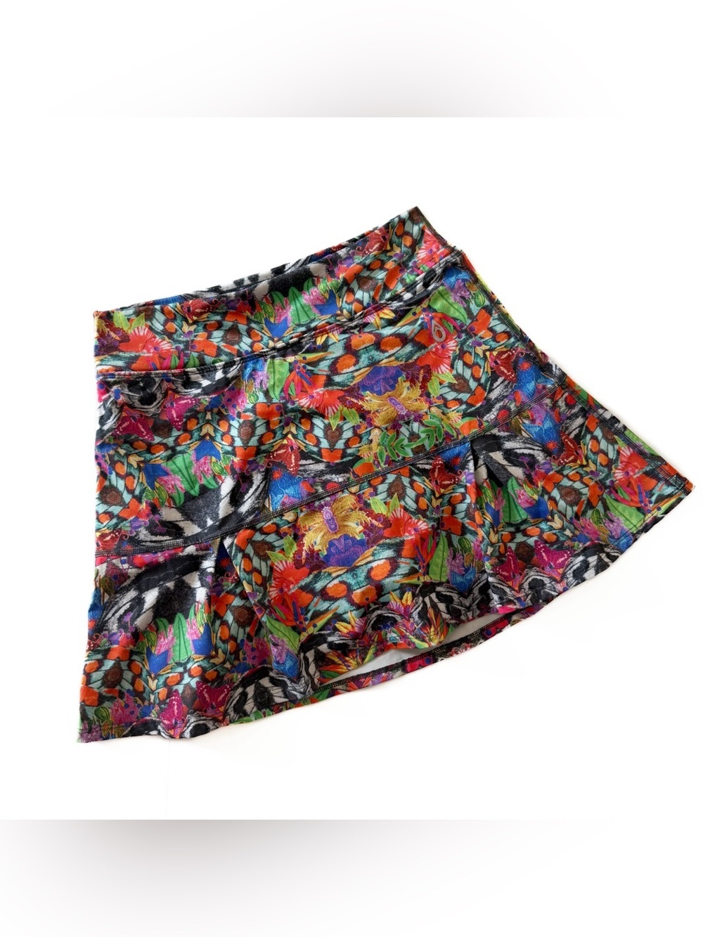 Donna Jo Skort Sz 2 Womens Medium Black Mulitcolor Pickleball Golf Active